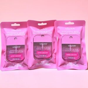 Ashley Belle Pink Petal Cascade Hand Sanitizer Trio Set.